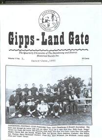 Journal, Dandenong & District Historical Society, Gipps-Land Gate Vol.17 No.3, 1991