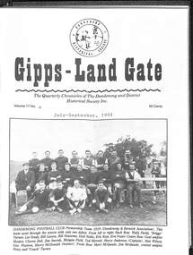 Journal, Dandenong & District Historical Society, Gipps-Land Gate Vol.17 No.4, 1991