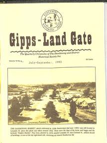 Journal, Dandenong & District Historical Society, Gipps-Land Gate Vol.18 No.4, 1992