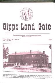 Journal, Dandenong & District Historical Society, Gipps-Land Gate Vol.20 No.3, 1994