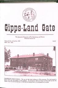 Journal, Dandenong & District Historical Society, Gipps-Land Gate Vol.20 No.4, 1994