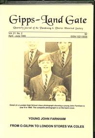 Journal, Dandenong & District Historical Society, Gipps-Land Gate Vol.21 No.2, 1995
