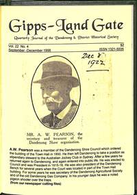 Journal, Dandenong & District Historical Society, Gipps-Land Gate Vol.22 No.4, 1996
