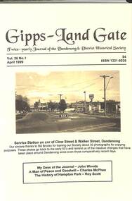 Journal, Dandenong & District Historical Society, Gipps-Land Gate Vol.26 No.1, 1999