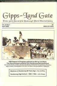 Journal, Dandenong & District Historical Society, Gipps-Land Gate Vol.27 No.1, 2000