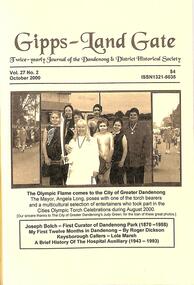 Journal, Dandenong & District Historical Society, Gipps-Land Gate Vol.27 No.2, 2000