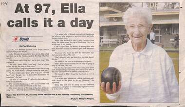 Brennan Family, Ella Brennan - Newspaper Article ; Funeral Eulogy ; Pics