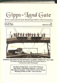 Journal, Dandenong & District Historical Society, Gipps-Land Gate Vol.29 No2, 2002