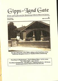 Journal, Dandenong & District Historical Society, Gipps-Land Gate Vol.30 No2, 2003