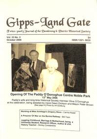 Journal, Dandenong & District Historical Society, Gipps-Land Gate Vol.33 No2, 2006