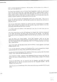 Cameron Family, Agnes Cameron - Biography, Tributes, Birthday Card ; R.Cameron - Dandenong Show 1st Prize Card ; Alex Cameron - Dandenong Journal 12 Oct 1965 ; Joan Cameron - Dandenong Remembers