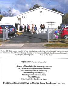 Journal, Dandenong & District Historical Society, Gipps-Land Gate    Vol43 No1, 2016