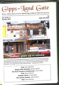 Journal, Dandenong & District Historical Society, Gipps-Land Gate  Vol44 No2, 2017