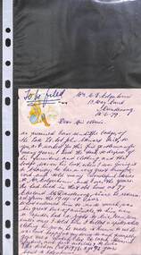 Colquhoun Family, Colquhoun Family - Photos, Letter and Order of Service