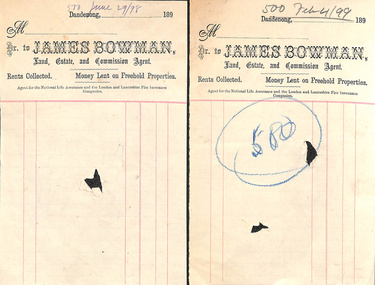 Document - James Bowman Land, Estate and Commission Agent, Articles Concerning James Bowman Land, Estate and Commission Agent