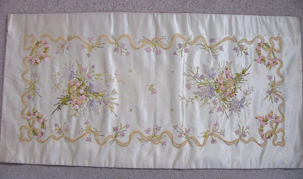 Edwardian Ribbon Work Table Runner