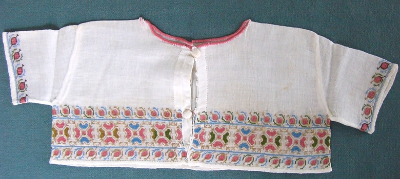 Southern European Embroidered Child's Bodice