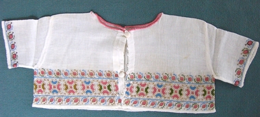 Southern European Embroidered Child's Bodice