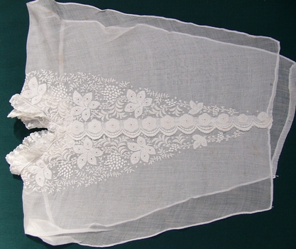 19th C Whitework on Muslin Blouse Front