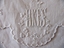 Irish White Work Handkerchief Sachet 