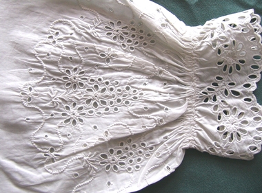 19 th C Broderie Anglais Under Sleeve
