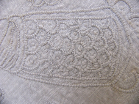 Irish Knotted Work Bed Cover