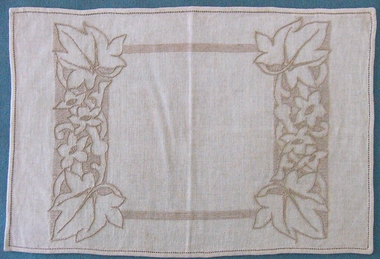 Linen Embroidered Mat