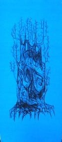 Textile - Panels, Jennifer Grey, Trees, Mid 20th century