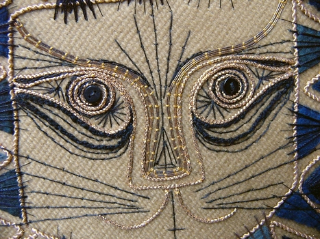 'Winged Lion of St Mark' Embroidered Panel