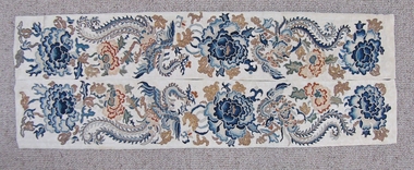 Pair of Chinese Embroidered Sleeve Bands