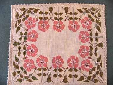 Textile - Table Mat, Early 20th century