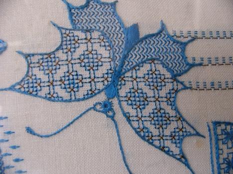 Blackwork Floral Display Picture