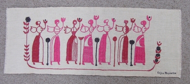 Textile - Panel, Kajsa Melanlon, Mid 20th Century
