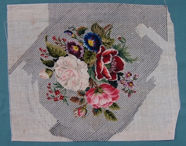 Textile - Victorian Canvas Work (unfinished), Late 19th century