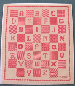 Textile - Sampler, Mid 20th Century