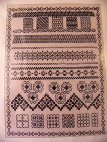 Textile - Sampler, Mid 20th century