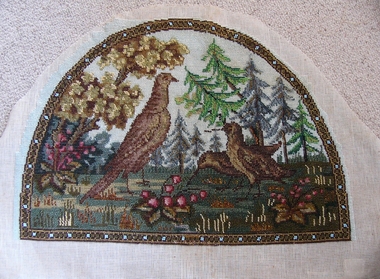 Textile - Tea cosy (front), Late 19th century