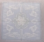 Embroidered Teacloth and Two Serviettes