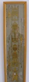 Textile - Panel, Goldwork Three Kings, Mid 20th Century