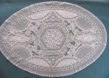 Textile - Burano Italy Mat, Late 19th/early 20th century