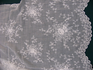 Textile - Flounce (part), Coggeshall Lace Flounce, Early 1800
