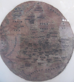 Textile - Map Sampler 1758, Margaret Hoetherington, 1758