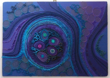 Textile - Bird's Nest Panel, Jan Beaney, Mid 20th century