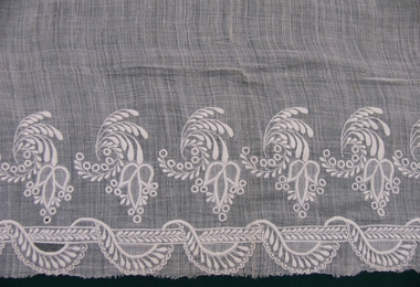 Textile - Part of Flounce, Late 19th century