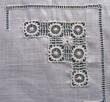 Sabah East Indies Linen Handkerchief