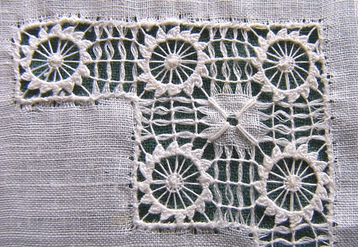 Sabah East Indies Linen Handkerchief