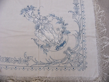 Textile - German Table Cloth, Late 19th century