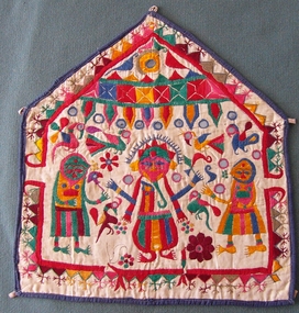 Textile - Wall Hanging, Mid 19th century