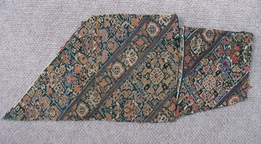 Textile - Persian Canvas Work Fragment, Late 19th century