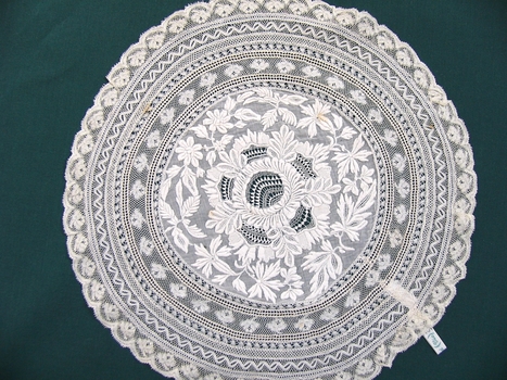 Twelve 19th C Breton Lace Coiffe Tops